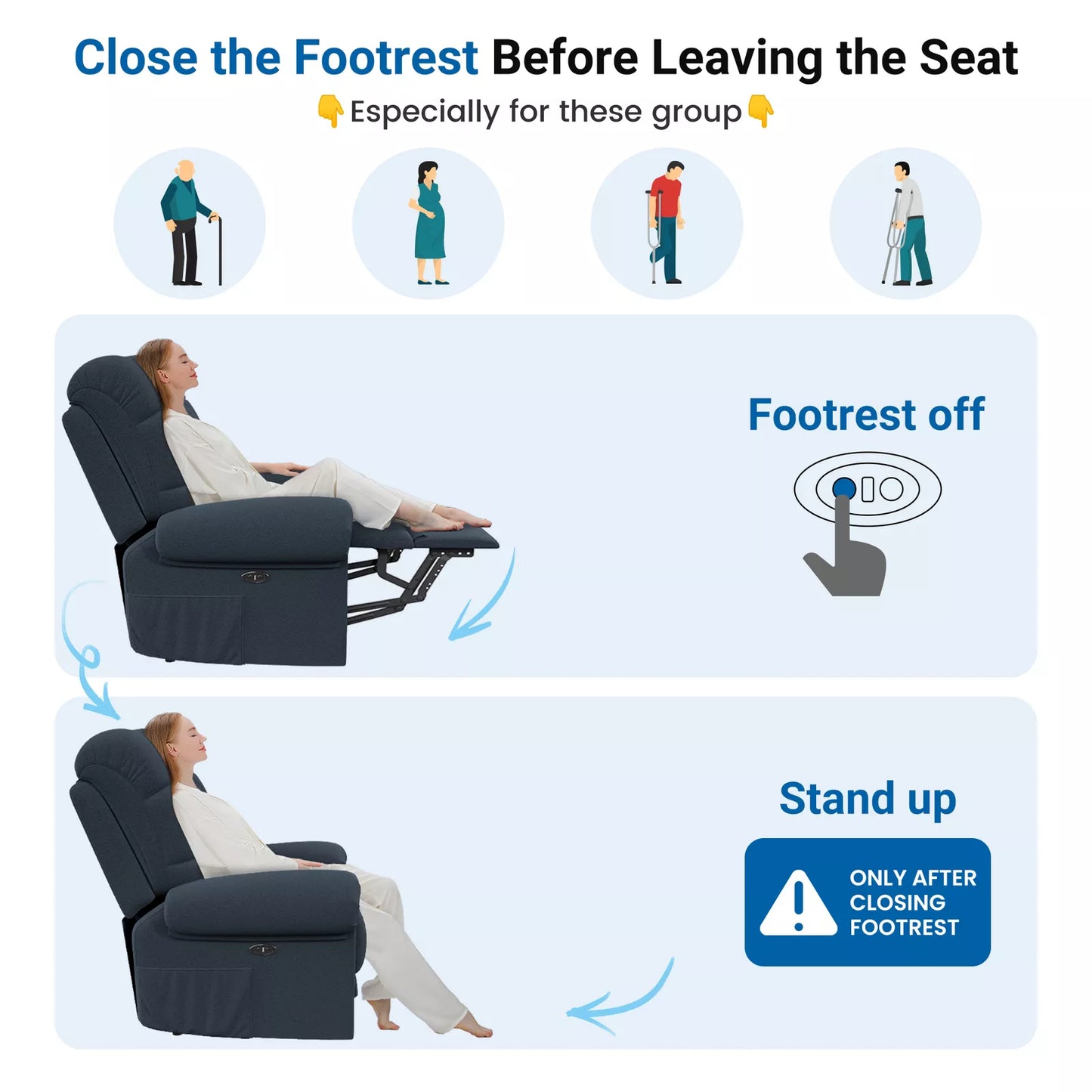 Comfortable Electric Recliner Chair for Home