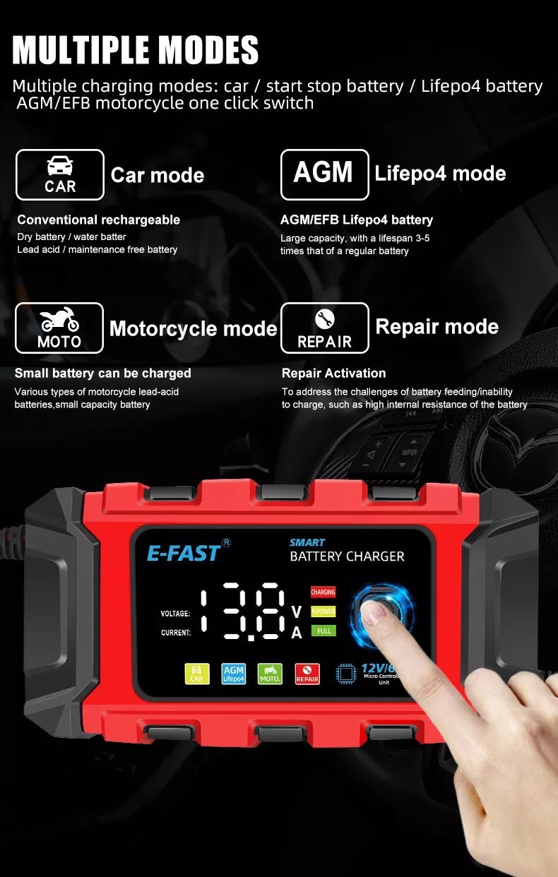Advanced Auto Battery Charger