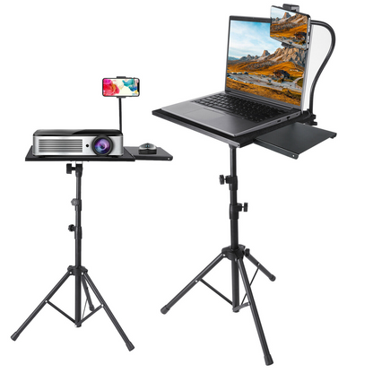 Sturdy Adjustable Projector Table Top Stand - Pexav