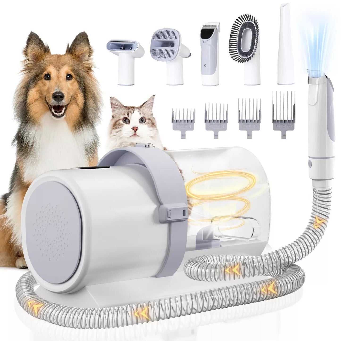 Pet Grooming Set With Suction Tool