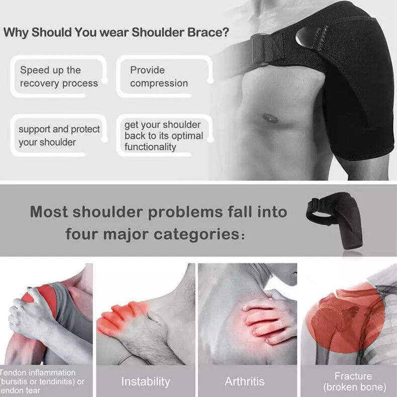 Comfortable Shoulder Support Injury Relief Strap