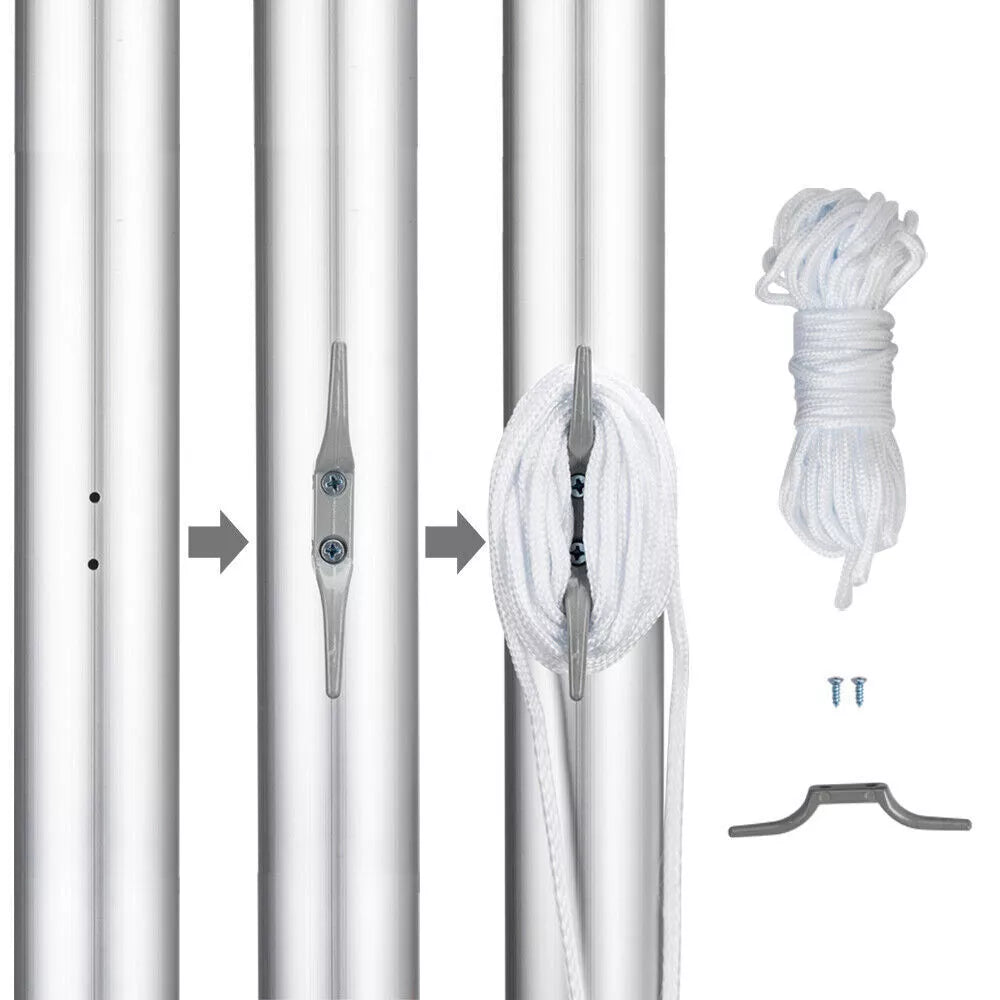 Adjustable Outdoor Flagpole