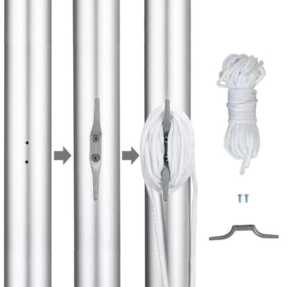 Adjustable Outdoor Flagpole