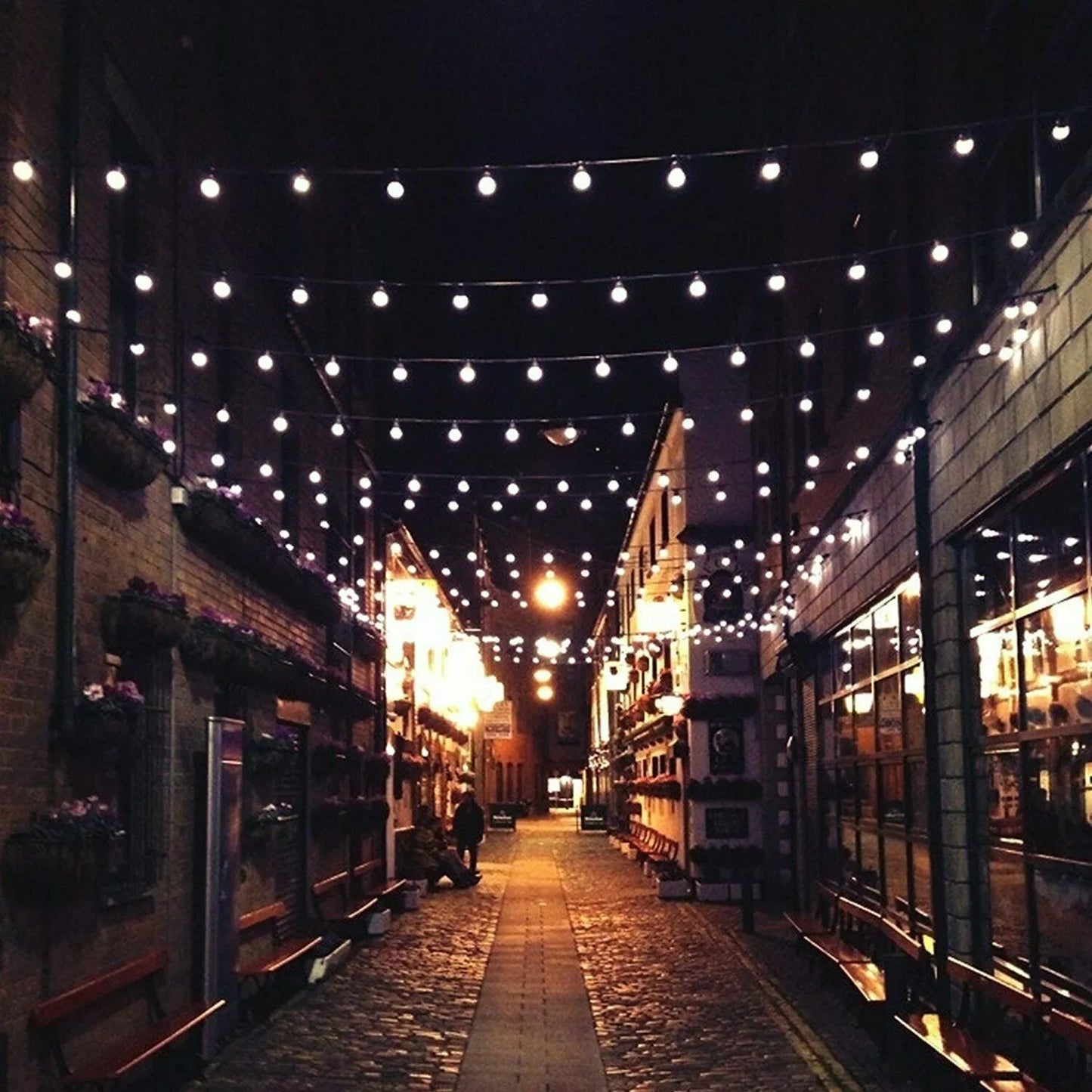 Outdoor 30 LED Solar String Lights Yard Decor Lamp