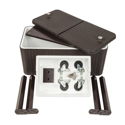 Big Wheel Outdoor Party Cooler Ice Chest Box