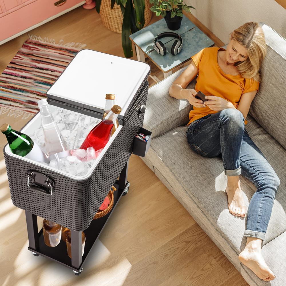 Big Wheel Outdoor Party Cooler Ice Chest Box