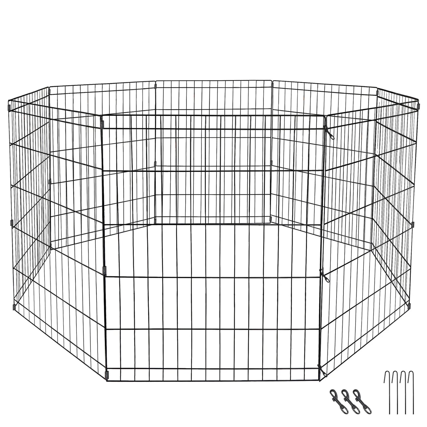 Large 8 Panel Pet Play Yard Enclosure