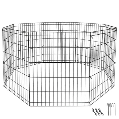 Large 8 Panel Pet Play Yard Enclosure