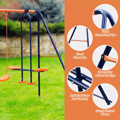 Durable Backyard Swing Play Equipment