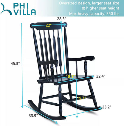 Comfortable Wooden Swing Chair