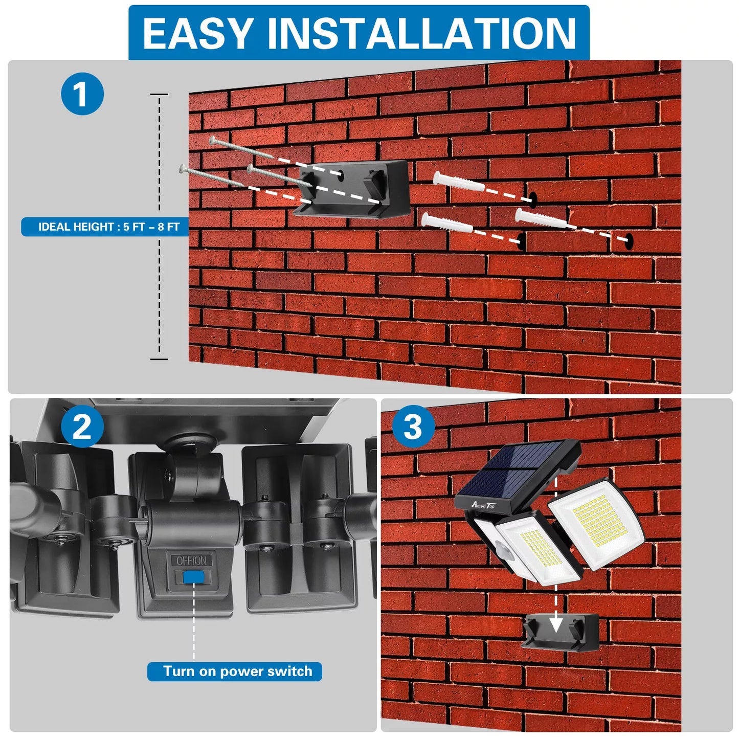 Bright Motion Activated Outdoor Lights