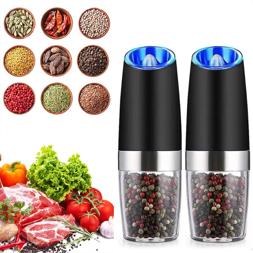 Automatic Salt Pepper Mill Set of 2 - Pexav