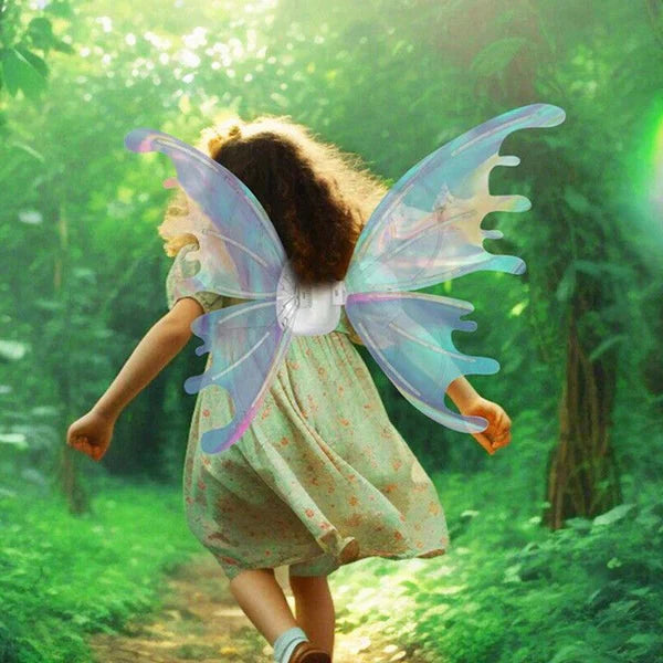 Colorful LED Fairy Wing Costume for Kids