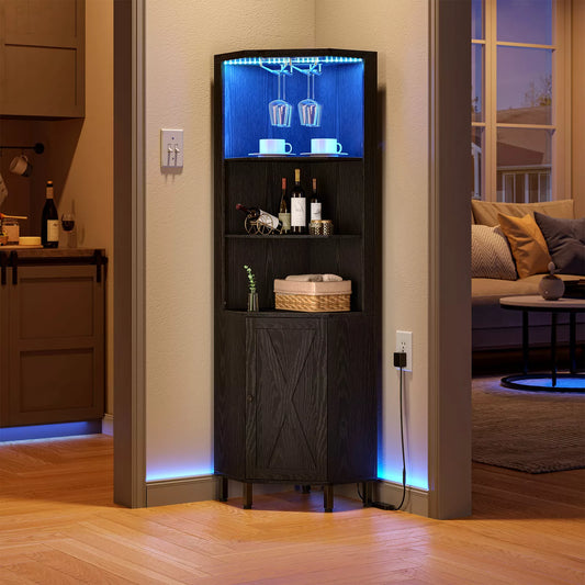 Compact Home Bar Storage Unit - Pexav