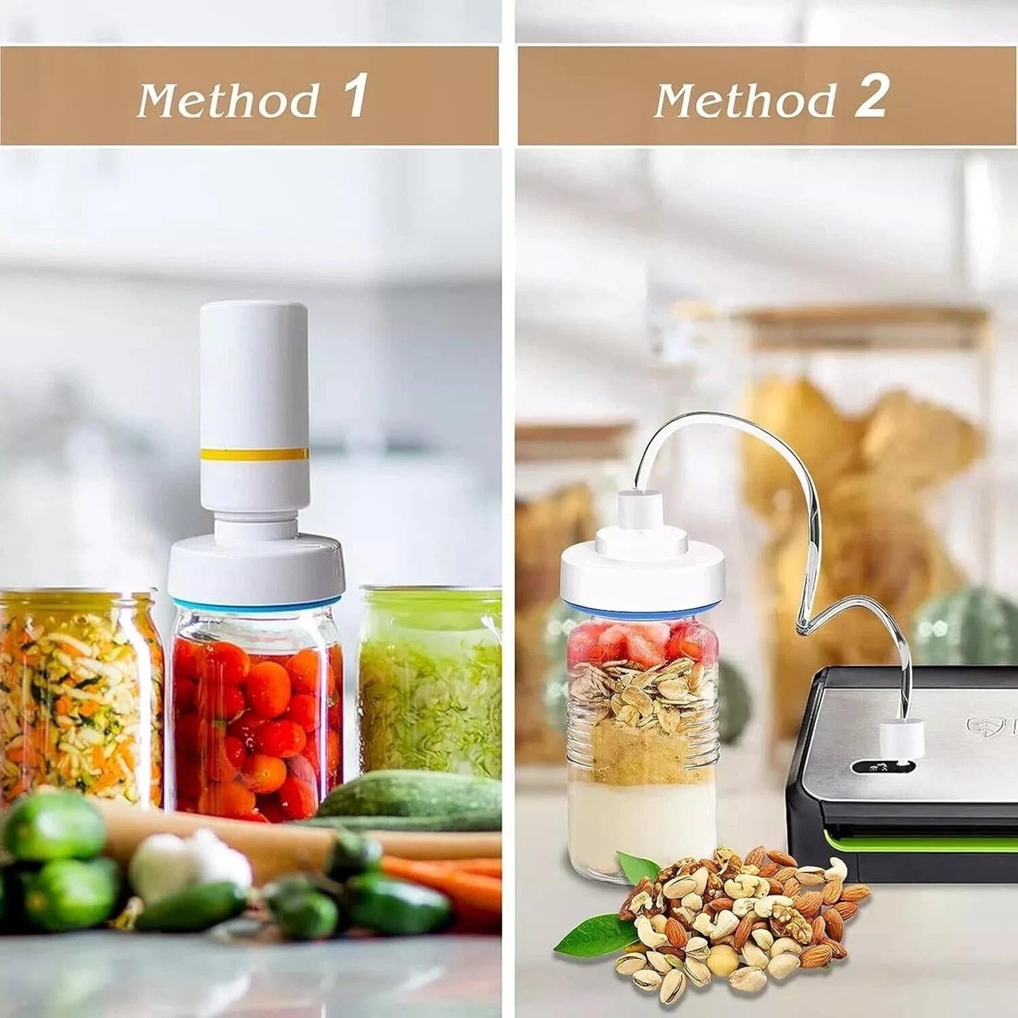 Airtight Food Storage Jar Sealer