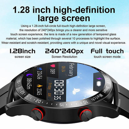 Waterproof Smartwatch Bluetooth Fitness Tracker for iPhone Samsung