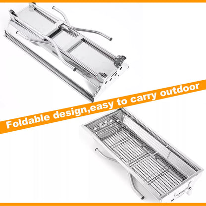 Compact Collapsible Outdoor BBQ Grill