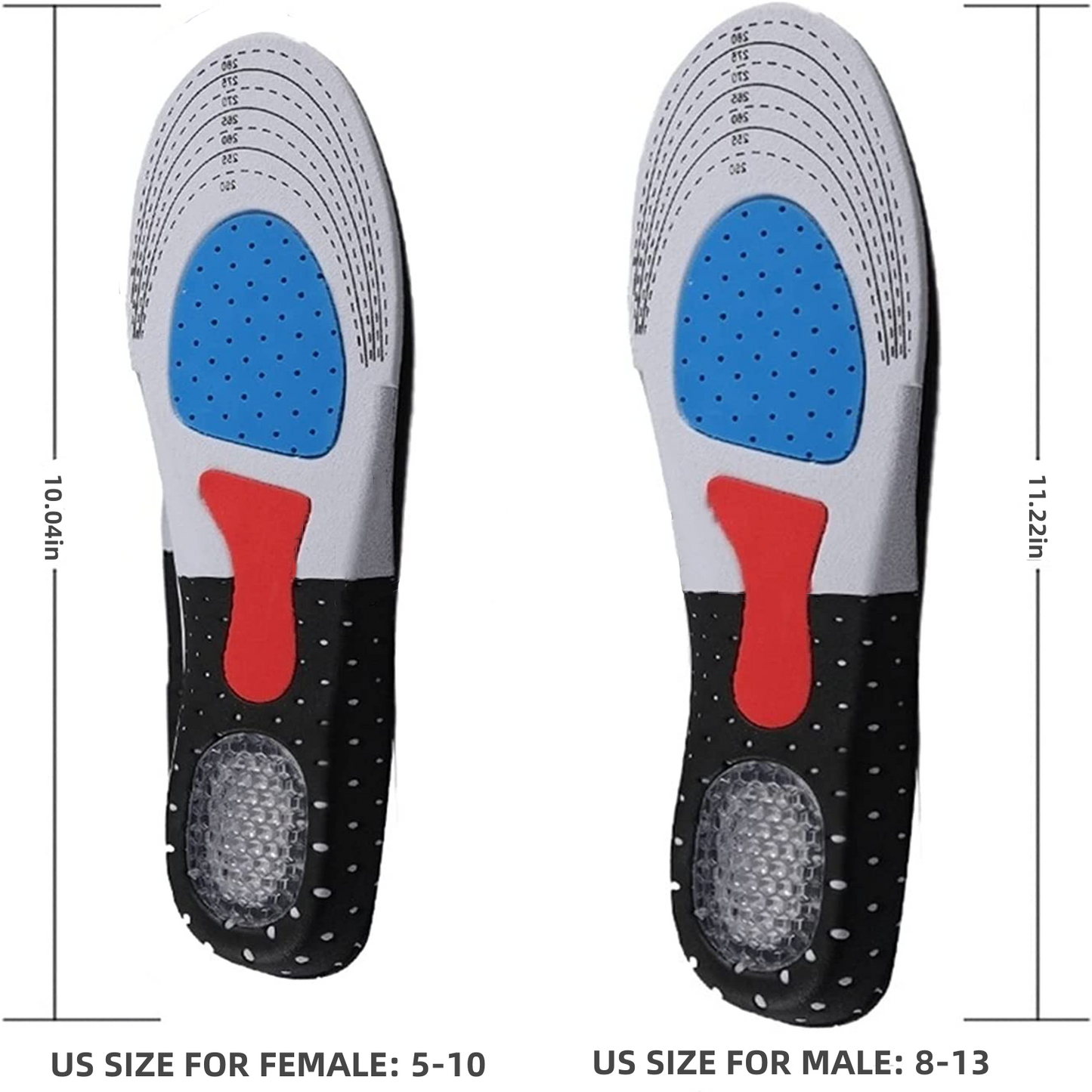 Comfort Arch Support Insoles for Flat Feet Relief