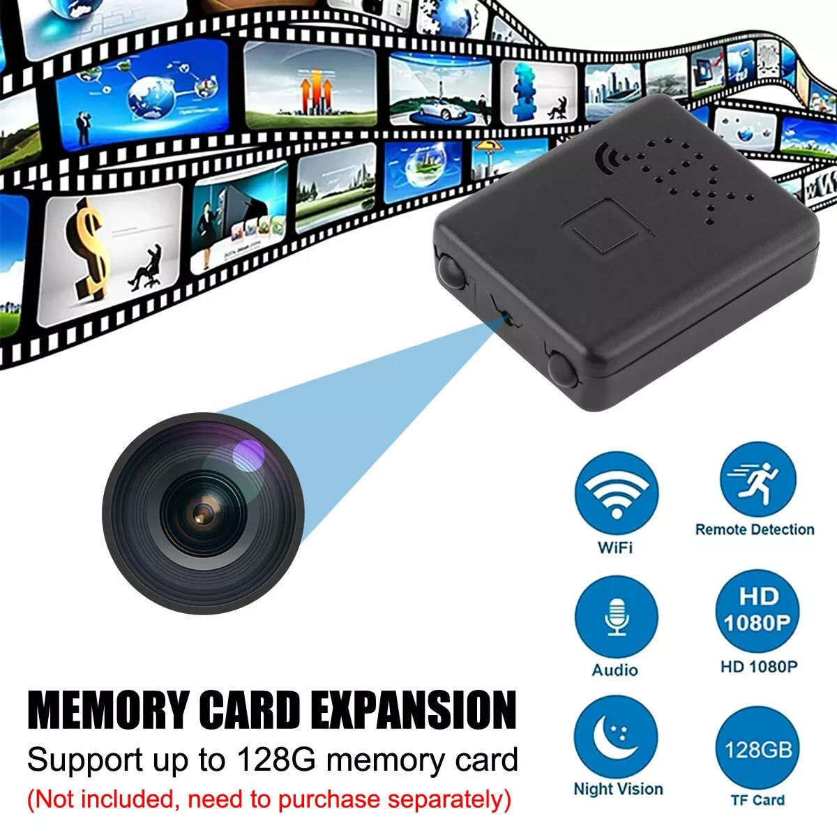 Small HD Wifi Spy Security Camera