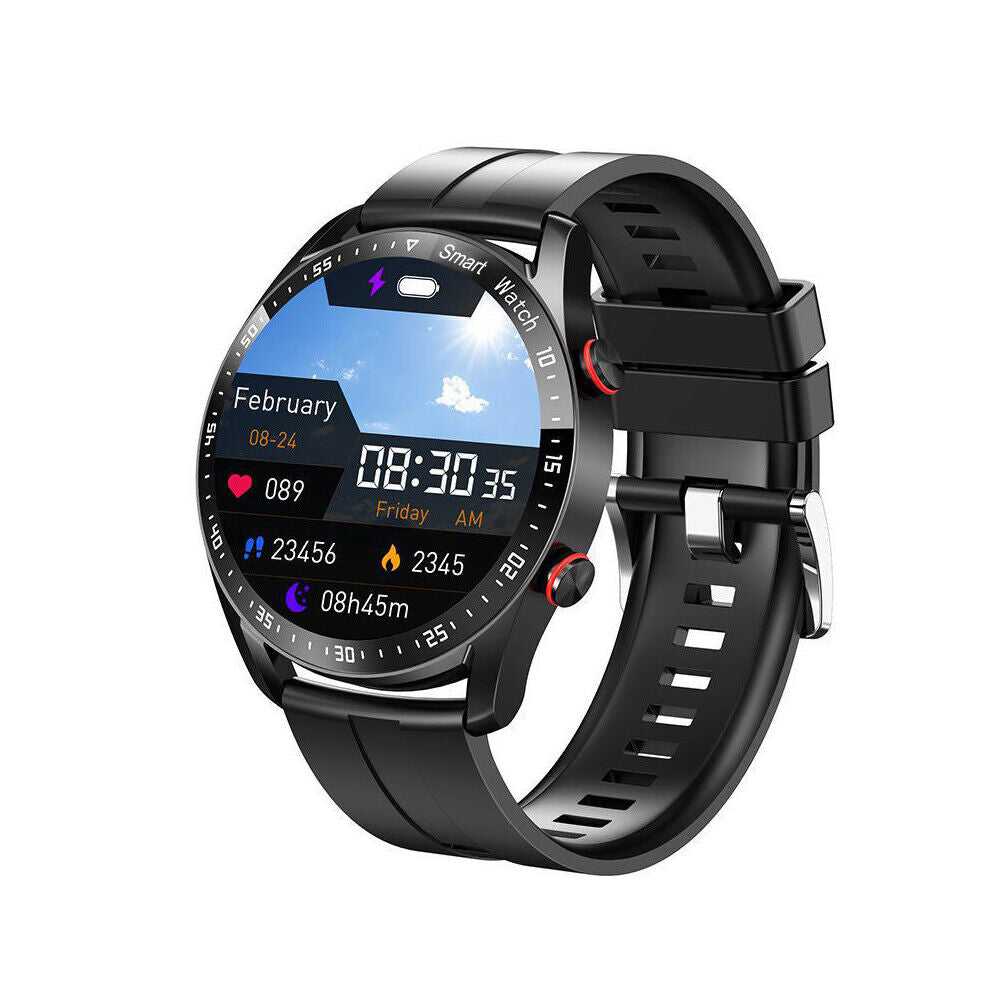 Waterproof Smartwatch Bluetooth Fitness Tracker for iPhone Samsung - Pexav
