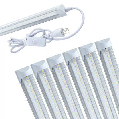 Bright 4FT 6 Pack LED Office Lighting - Pexav