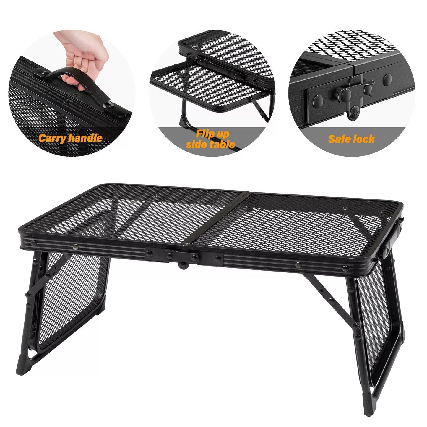 Compact Collapsible Outdoor Grill Table