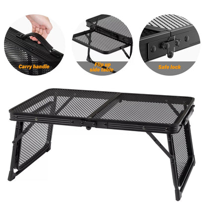 Compact Collapsible Outdoor Grill Table