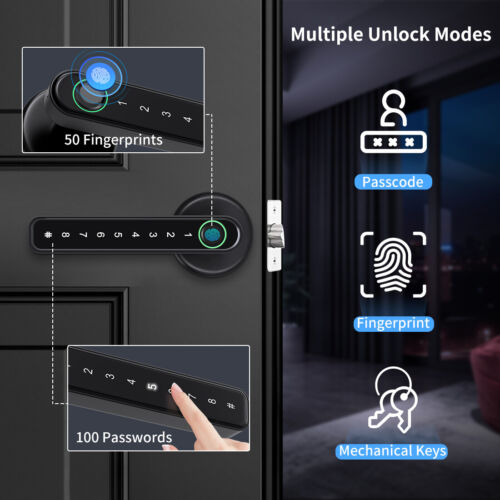 Wireless Fingerprint Door Lock with Remote Access