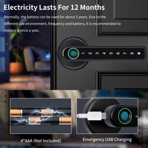 Wireless Fingerprint Door Lock with Remote Access