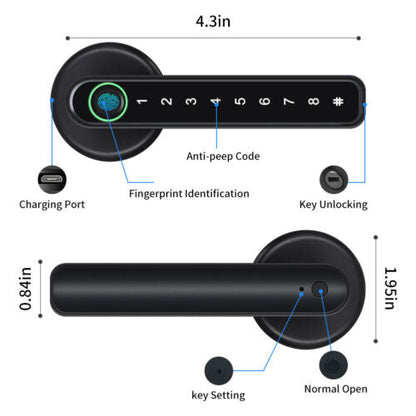 Wireless Fingerprint Door Lock with Remote Access