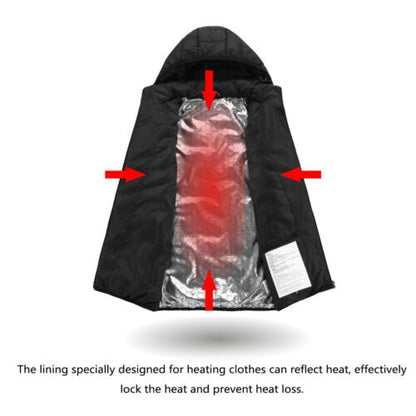 Warm Waterproof Rechargeable Heated Coat for Men Women