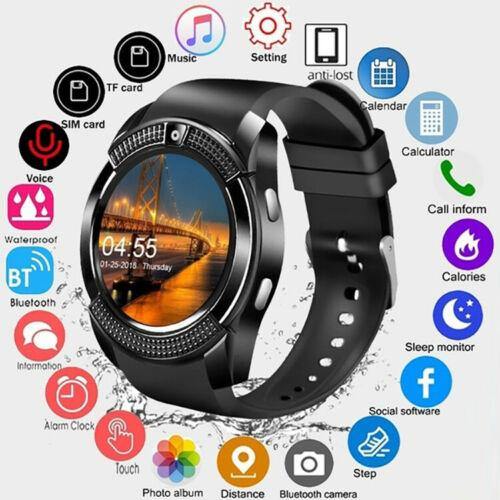 Waterproof Bluetooth Smart Watch Phone Mate Fitness Tracker For All Smart Phone - Until Times Up