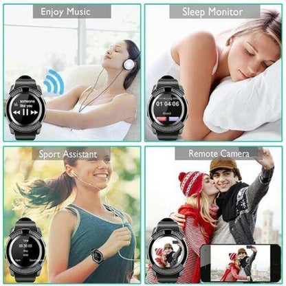 Waterproof Bluetooth Smart Watch Phone Mate Fitness Tracker For All Smart Phone - Until Times Up