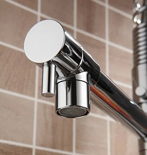 Stainless Steel One Handle Kitchen Faucet With Spray Nozzle