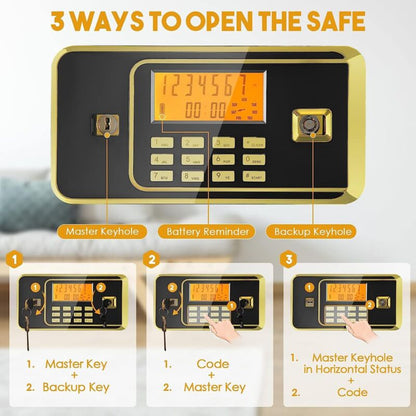 Compact Digital Lock Safe Box for Home Security