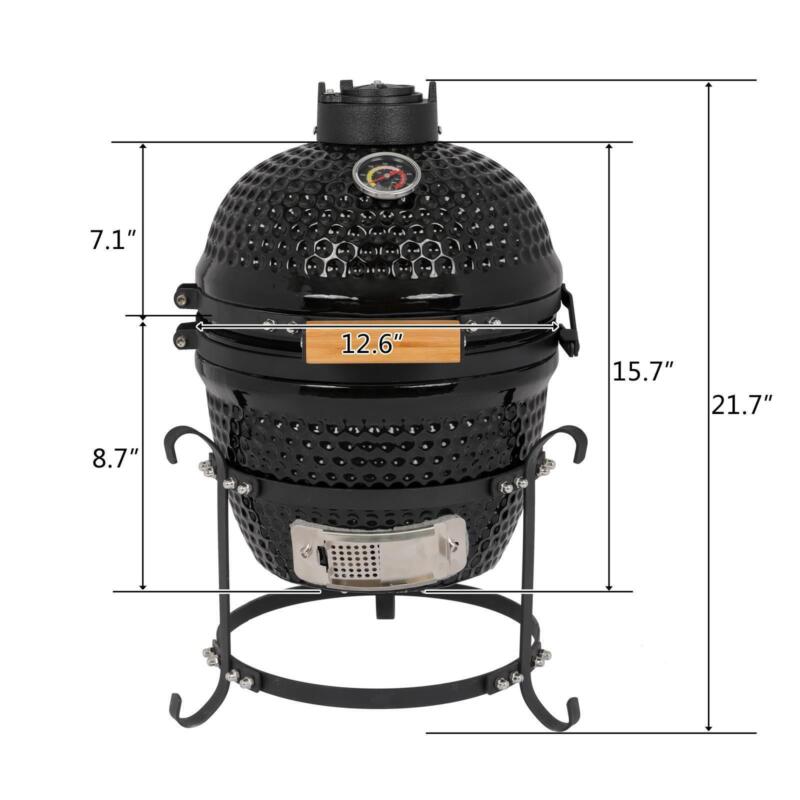 Portable Charcoal BBQ Grill Smoker Outdoor Cooker