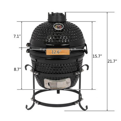 Portable Charcoal BBQ Grill Smoker Outdoor Cooker