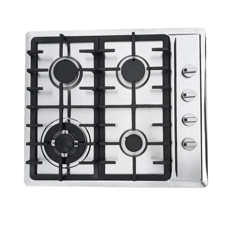 Compact 4 Burner Gas Stove Cooktop for Kitchen Use