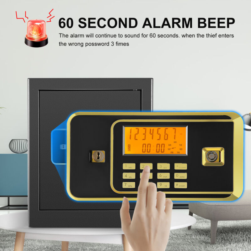 Compact Digital Lock Safe Box for Home Security