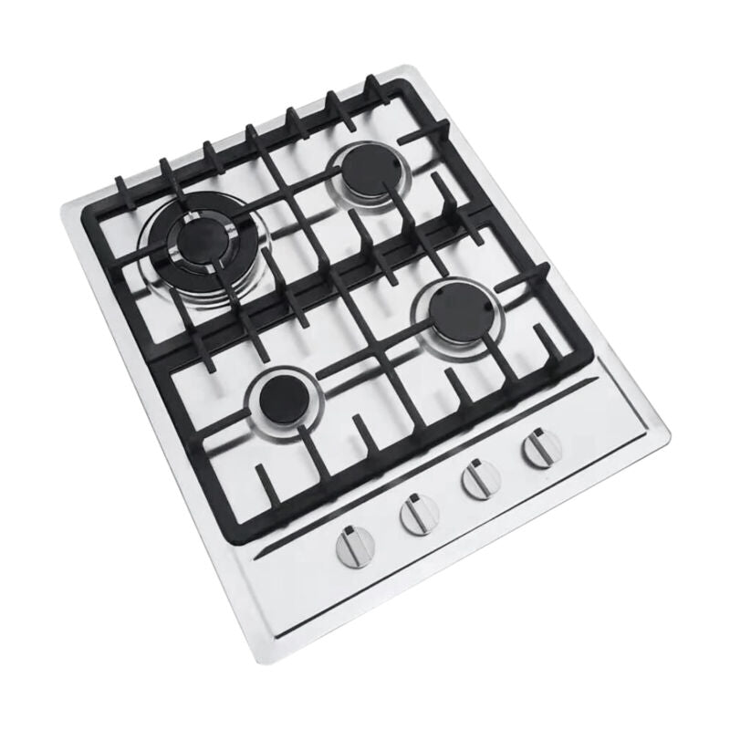 Compact 4 Burner Gas Stove Cooktop for Kitchen Use