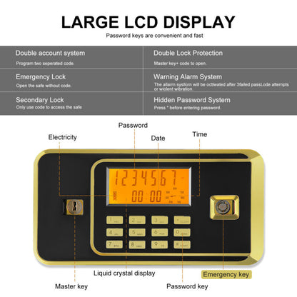 Compact Digital Lock Safe Box for Home Security