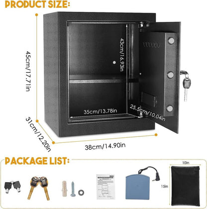 Compact Digital Lock Safe Box for Home Security