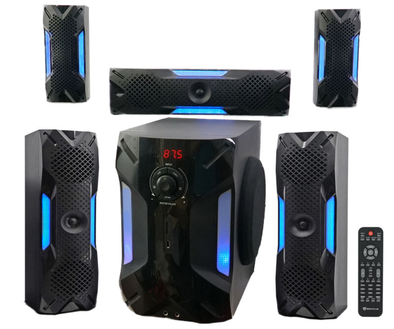 Wireless Home Theater Sound System with Subwoofer - Pexav