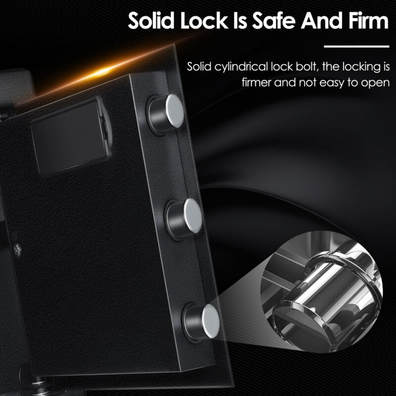 Secure Digital Lock Box Home Office Jewelry Safety