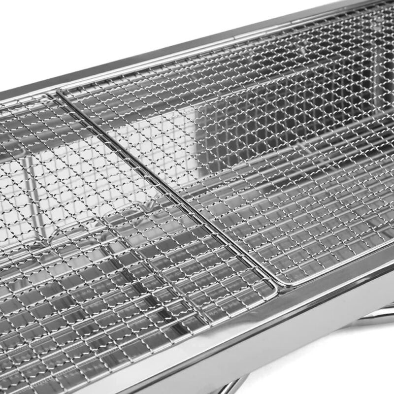 Compact Portable Steel BBQ Grill Outdoor Folding Charcoal Grill
