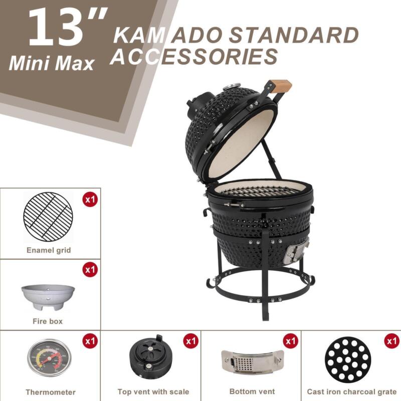 Portable Charcoal BBQ Grill Smoker Outdoor Cooker