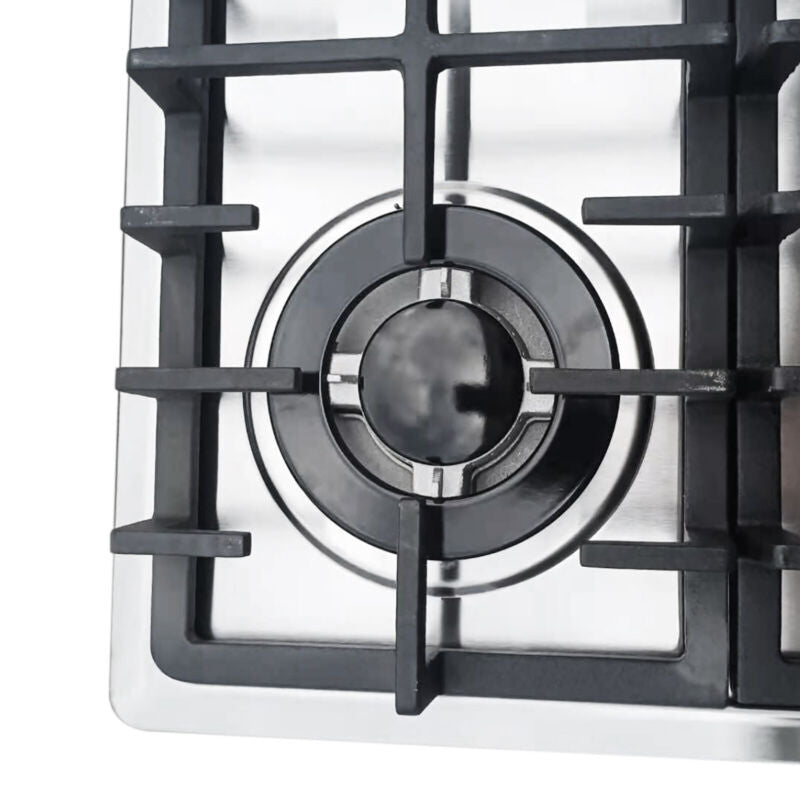 Compact 4 Burner Gas Stove Cooktop for Kitchen Use