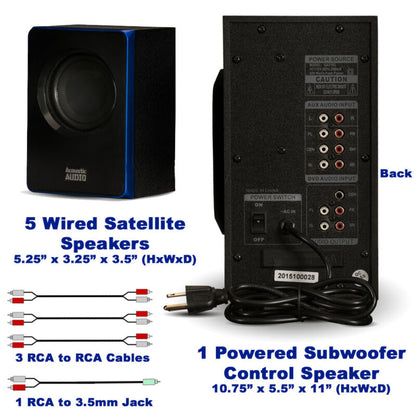 Wireless Home Theater 5.1 Speaker System Surround Sound