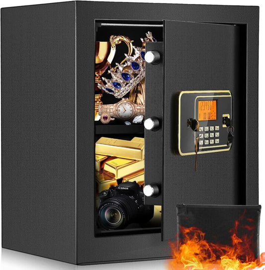 Compact Digital Lock Safe Box for Home Security - Pexav