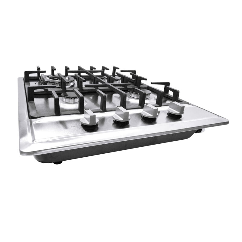 Compact 4 Burner Gas Stove Cooktop for Kitchen Use
